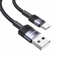 USAMS SET Kabelis USB uz USB-C 3A 1.2m Fast Charging tērauda 30 gab. SJ718ZJ01 (US-SJ718)