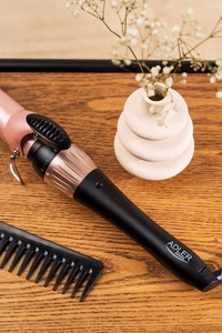 Adler AD 2118 – ceramic curling iron, 32 mm, up to 200 °C, 56 W, black/pink