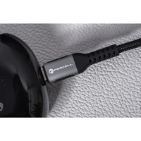 Kabelis FORCELL F-ENERGY C256 USB A uz Type C QC4.0 3A 66W Cafule 3 m melns