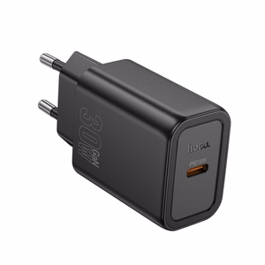 Lādētājs Hoco N62 30W GaN USB-C melns
