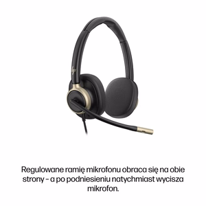 HP Poly Mission 825 USB vadu austiņas ar mikrofonu