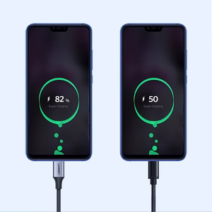 Ugreen US288 60125 USB-A / USB-C QC 3.0 3A 0.5m kabelis - pelēks