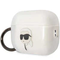 Karl Lagerfeld KLAP2HNIKTCT AirPods Pro 2 apvalks caurspīdīgs Ikonik Karl Lagerfeld