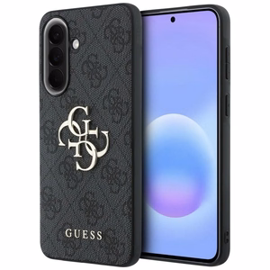 GUESS чехол для Samsung Galaxy A37 GUHCSA374GMGGR (4G Big Metal Logo) чёрный