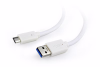Gembird CCP-USB3-AMCM-1M-W USB cable USB 3.2 Gen 1 (3.1 Gen 1) USB A USB C balts