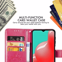 Korpuss Flower Book Samsung A356 A35 5G rose-red