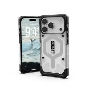UAG Pathfinder Clear MagSafe Maciņš iPhone 17 Pro - Balts and Gray