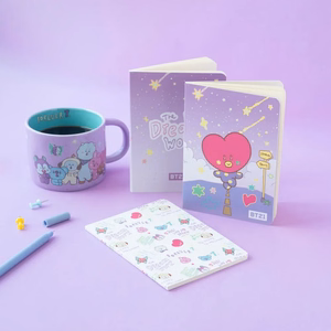 BT21 TATA A6 piezīmju grāmatiņu komplekts, 3 gab.