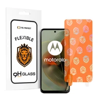 Tel Protect Labākais Elastīgais Hibrīda Rūdītais Stikls MOTOROLA MOTO G55 5G