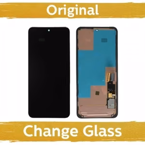 LCD дисплей для Google Pixel 8 чёрный с рамкой (Renewed: China)