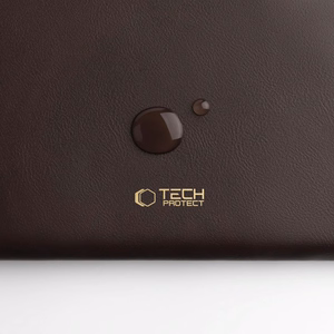 Tech-Protect Fleece klēpjdatora soma 13–14" - brūns