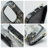 FORCELL F-PROTECT Mirage, militārā standarta pārbaudīts magnētiskais viedtālruņa apvalks IPHONE 16 PRO MAX, sudraba migla