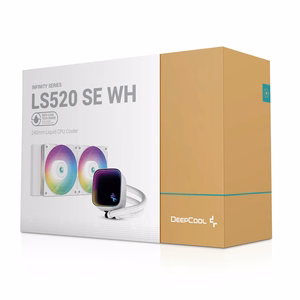 DeepCool LS520 SE WH procesora „viss vienā“ šķidruma dzesētājs 12 cm balts 1 gab.