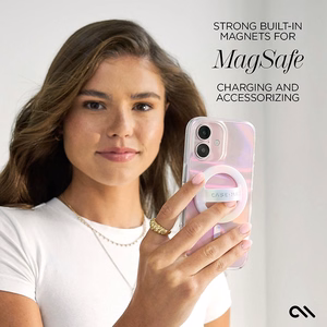 Case-Mate Soap Bubble MagSafe vāciņš ierīcei iPhone 16 Plus, zaigojošs