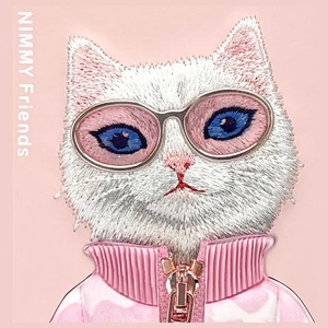 Nimmy Cool&Cute 2.0 Kaķa viedtālruņa apvalks iPhone 16 - rozā