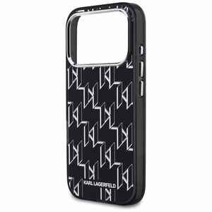 Karl Lagerfeld IML KL Monogramma Magnētiskais apvalks iPhone 17 Pro - melns