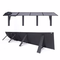 Choetech SC009-V2 saules salokāms lādētājs 100W USB-C / 2x USB-A PD QC - melns