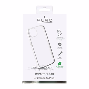 Puro Impact Clear vāciņš ierīcei iPhone 14 Plus, caurspīdīgs