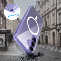 Tech-Protect FlexAir Hybrid Magnētiskais viedtālruņa apvalks Samsung Galaxy S25 - caurspīdīgs