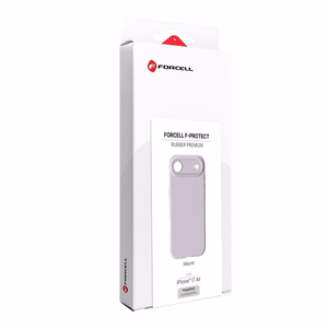 Case for iPhone 17 AIR Forcell F-Protect Rubber Premium compatible with MagSafe mauve
