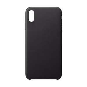 ECO ādas viedtālruņa apvalks iPhone 12 Pro Max melns