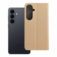 SENSITIVE grāmatas tipa viedtālruņa apvalks SAMSUNG S26 Edge zelta