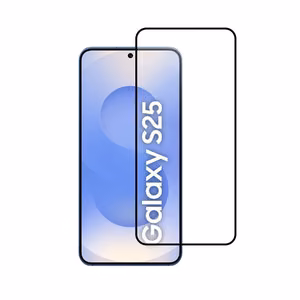 Aizsargstikls Blue Star - SAMSUNG Galaxy S25+/S25 Edge Pilna seja (pilna līme/apvalka draudzīgs) - melns Aizsargstikls Blue Star