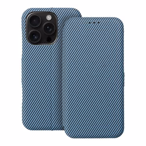 Flip case for iPhone 16 PRO Folio Side Magnet blue