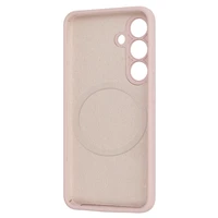 MagColor Pure viedtālruņa apvalks Samsung Galaxy S25 pūdera rozā