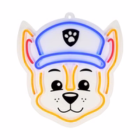 Hanging neon LED Paw Patrol on plexiglass - Chase OW-130346