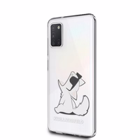 Karl Lagerfeld Choupette Fun apvalks Samsung Galaxy A31 - Caurspīdīgs
