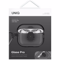 Uniq Glase Pro apvalks AirPods Pro 2 - melns