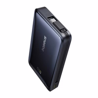 Baseus Nomos Qi2 magnētiskā portatīvā baterija, USB-C 10000mAh 45W