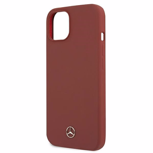Mercedes Silikona Līnija Apvalks iPhone 13 mini - Sarkans