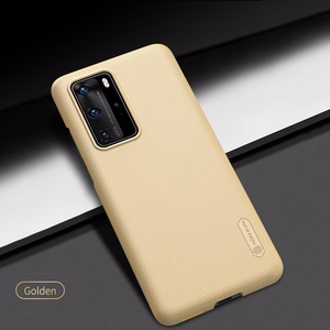 Nillkin Super Frosted Shield vāciņš ierīcei Huawei P40 Pro, zelta krāsā