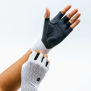 Rockbros Road Cycling Gloves Size: M - Black and White