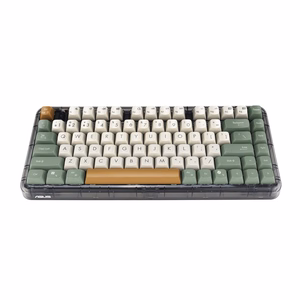 ASUS KD201 Jelly75 bezvadu/Bluetooth tastatūra Milk White
