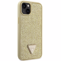 Guess GUHCP14MHDGTPD iPhone 14 Plus / 15 Plus 6.7" zelta/zelta hardcase Rhinestone Triangle