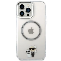 Karl Lagerfeld KKLHMP13XHNKCIT iPhone 13 Pro Max 6.7" Kietais vāciņš caurspīdīgs Iconic Karl&Choupette MagSafe