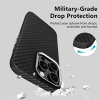 Tech-Protect Ion Carbon Magnētiskais viedtālruņa apvalks iPhone 16 Pro Max - melns/pelēks