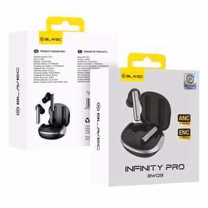 Blavec Bluetooth TWS Earphones BW-03 Infinity Pro ANC+ENC (BW03IP-B) black