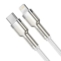 USB-C kabelis Lightning ierīcēm Baseus Cafule, PD, 20W, 2m (balts)