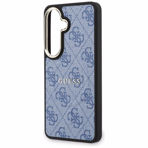 Guess maciņš 4G Embossed Ring MagSafe priekš Samsung Galaxy S26 zils