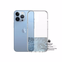 PanzerGlass ClearCase antibakteriālais viedtālruņa apvalks ar Military Grade sertifikātu iPhone 13 Pro - caurspīdīgs