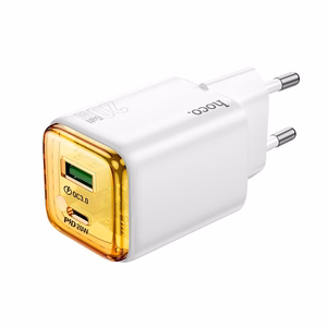 Lādētājs viedtālrunim Hoco USB A + USB C QC3.0 PD 3A 20W N52 balts