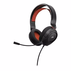 CORSAIR HS35 v2 spēļu austiņas sarkanas