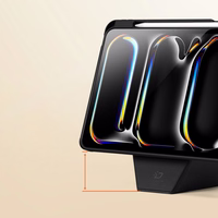 Dux Ducis Vers maciņš iPad Pro 11" (2024/2025) ar statīvu un Apple Pencil turētāju melns