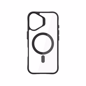 3mk Satin Armor MagCase ar MagSafe iPhone 16 Plus - caurspīdīgs ar melnu rāmi