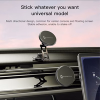 FORCELL F-GRIP IronSecure magnētiskais auto turētājs priekšējā stiklā un panelī, saderīgs ar MagSafe, melns