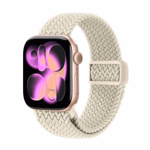 Crong Wave Band pīta Apple Watch siksniņa, 38/40/41/42 mm, bēša